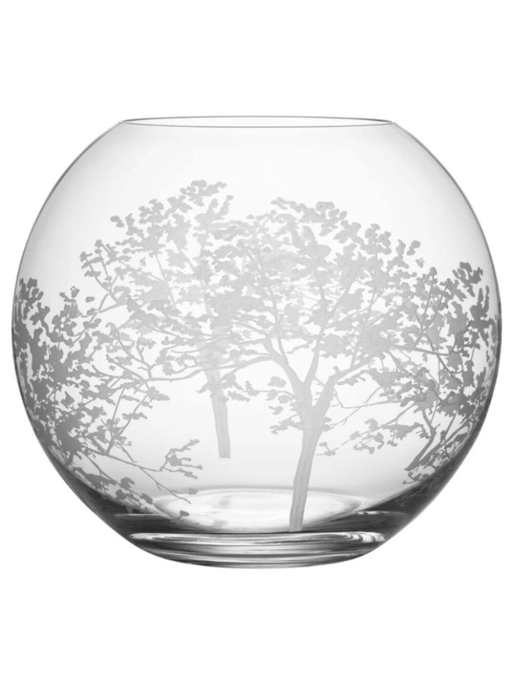 Orrefors Sweden RARE NIB VINTAGE Magnus Forthmeiier ORGANIC Crystal Vase Bowl